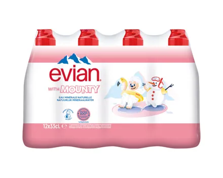 Evian Junior Mineralwasser ohne Kohlensäure 12x33cl