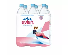 Evian Mineralwasser ohne Kohlensäure 6x1,5l