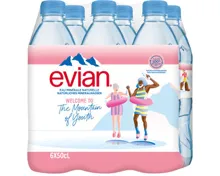 Evian Mineralwasser ohne Kohlensäure 6x50cl