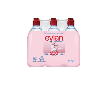 Evian mit Sportverschluss