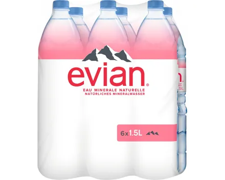 Evian Nature 6 x 150 cl Pet