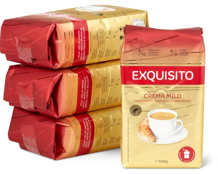 Exquisito Kaffee, Bohnen oder gemahlen