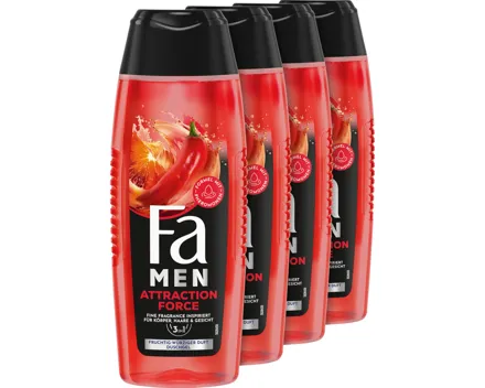 Fa Duschgel Men Attraction Force 4 x 250 ml
