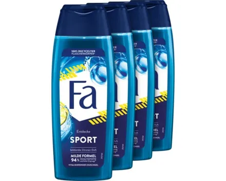 Fa Duschgel Sport 4 x 250 ml
