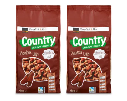 Fairtrade Country Müesli Schokolade 2x450g