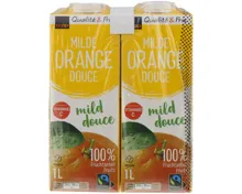 Fairtrade Milder Orangensaft 4x1l