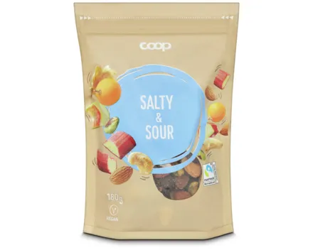 Fairtrade Nuss-Trockenfruchtmischung Salty & Sour