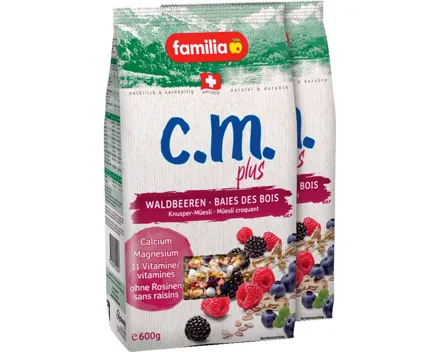 Familia C.M. Plus Waldbeeren 2 x 600 g