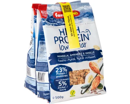 Familia High Protein Low Sugar Knusper-Müesli