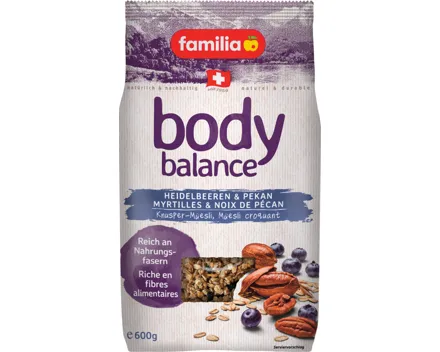 Familia Knusper-Müesli Body Balance Heidelbeeren & Pekan