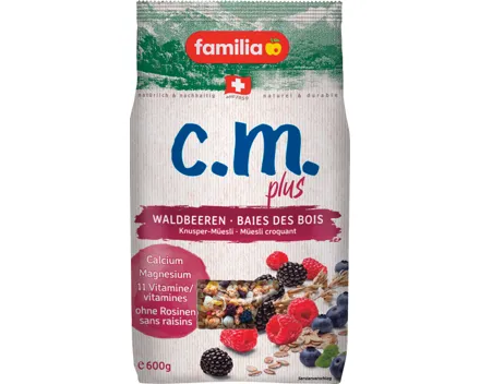 Familia Knusper-Müesli c.m.plus Waldbeeren