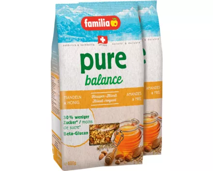 Familia Müesli pure balance Mandeln & Honig 2 x 600 g