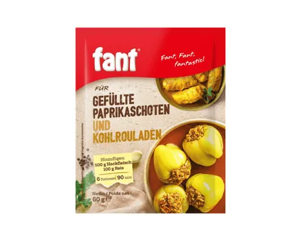 Fant für gefüllte Paprika/Rouladen