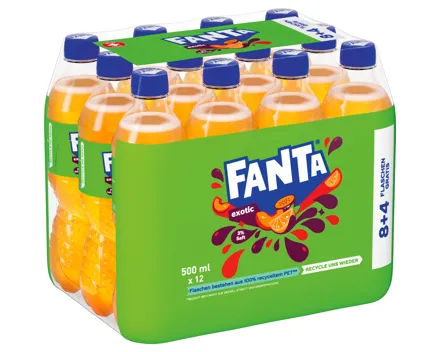 Fanta Exotic 12 x 50 cl (8+4)