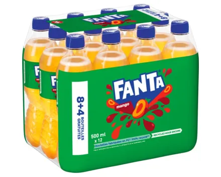 Fanta Mango 12 x 50 cl (8 + 4)