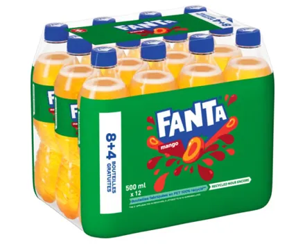 Fanta Mango 12 x 50 cl (8 + 4)