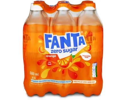Fanta Orange Zero 6x50cl