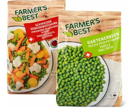 Farmer’s Best-Schweizer Gemüsemischung und -Gartenerbsen