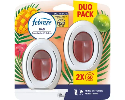Febreze Bad Lufterfrischer Tropische Früchte 2 x 7,5 ml