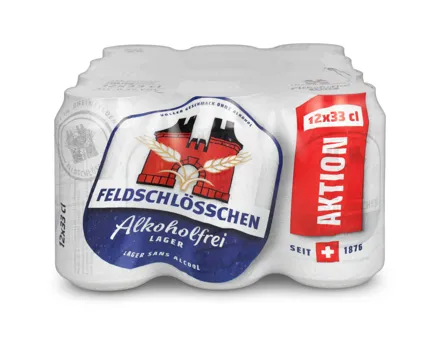 Feldschlösschen Alkoholfrei Lager Dose 12x33CL