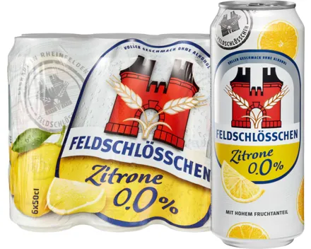 Feldschlösschen Bier Zitrone 0.0% Alkoholfrei
