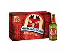 Feldschlösschen Braufrisch Unfiltriertes Lager Bier 10x33cl