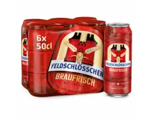 Feldschlösschen Braufrisch Unfiltriertes Lager Bier 6x50cl