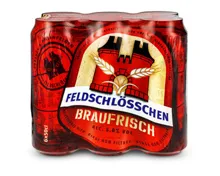 Feldschlösschen Braufrisch Unfiltriertes Lager Bier 6x50cl
