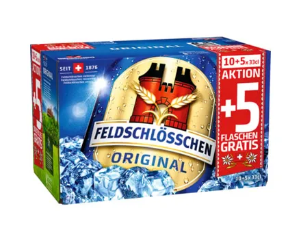 Feldschlösschen Original 10 + 5 x 33 cl
