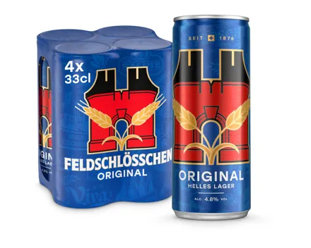 Feldschlösschen Original Dose 4x33cl