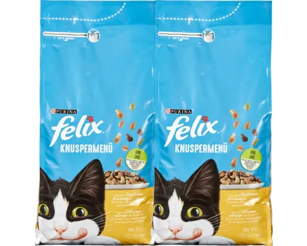 Felix Katzenfutter Knuspermenü