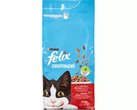 Felix Katzenfutter Knuspermenü