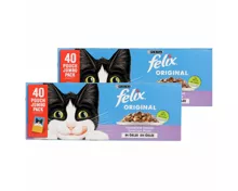 Felix Original Katzenfutter in Gelee assortiert 40x85g 2x 3400g