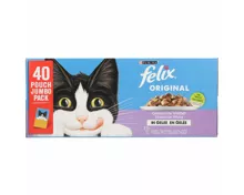 Felix Original Katzenfutter in Gelee assortiert 40x85g