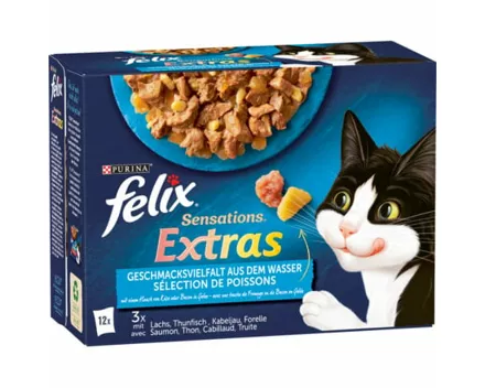 Felix Sensations Extras 12 x 85 g Wasser