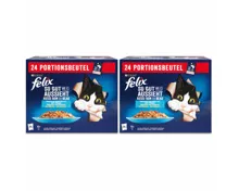 Felix so gut wie Katzenfutter in Gelee Fisch 24x85g 2x 2040g