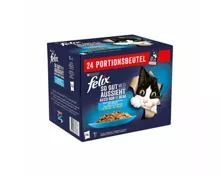 Felix so gut wie Katzenfutter in Gelee Fisch 24x85g