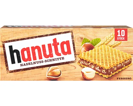 Ferrero hanuta Haselnuss-Schnitte