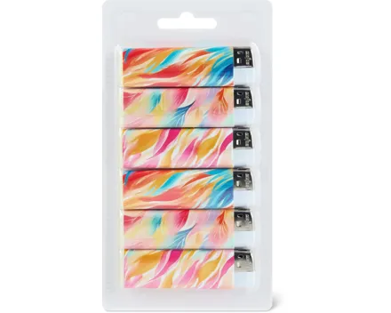 Feuerzeuge, 6er-Pack