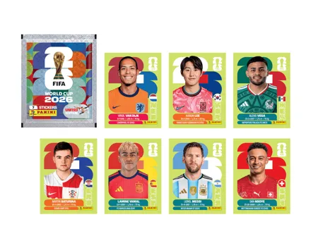 FIFA WORLD CUP 2026™ Stickerkollektion – (7 Sticker)