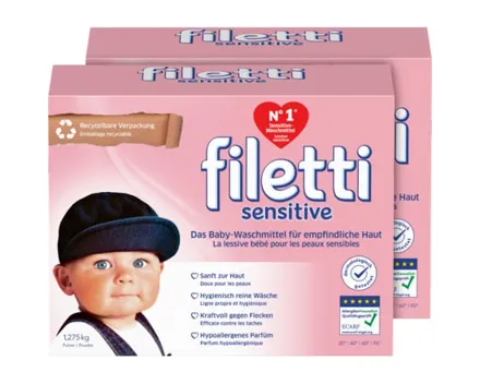 Filetti Pulver Sensitive 2 x 1,275 kg