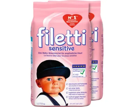Filetti Pulver Sensitive 2 x 1,275 kg