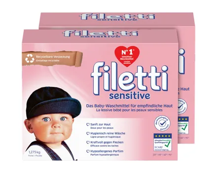 Filetti Pulver Sensitive 2 x 1,275 kg