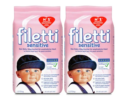 Filetti Waschpulver Sensitive