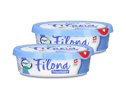 Filona Frischkäse nature 2x 200g
