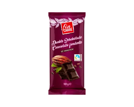 FIN CARRÉ Dunkle Schokolade