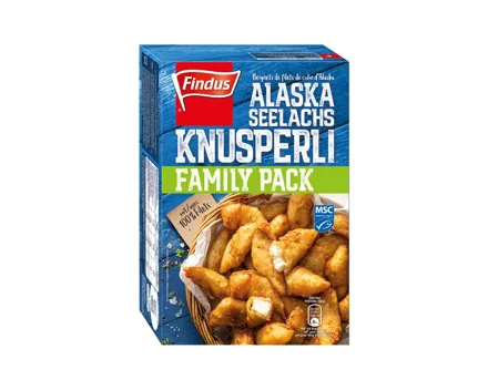 Findus Alaska Seelachs Knusperli MSC (Aktion nur in der Deutsch- und Westschweiz gültig)