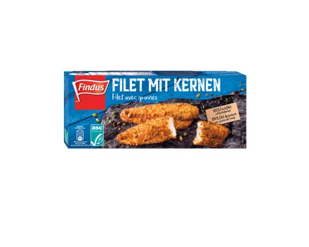 Findus ASC Fischfilet mit Kernen / Crunchy Filet / Fish & Chips MSC