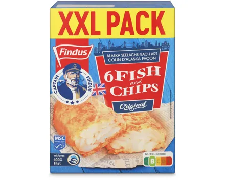 Findus Fish&Chips Filet XXL