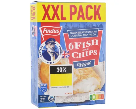 Findus Fish&Chips Filet XXL